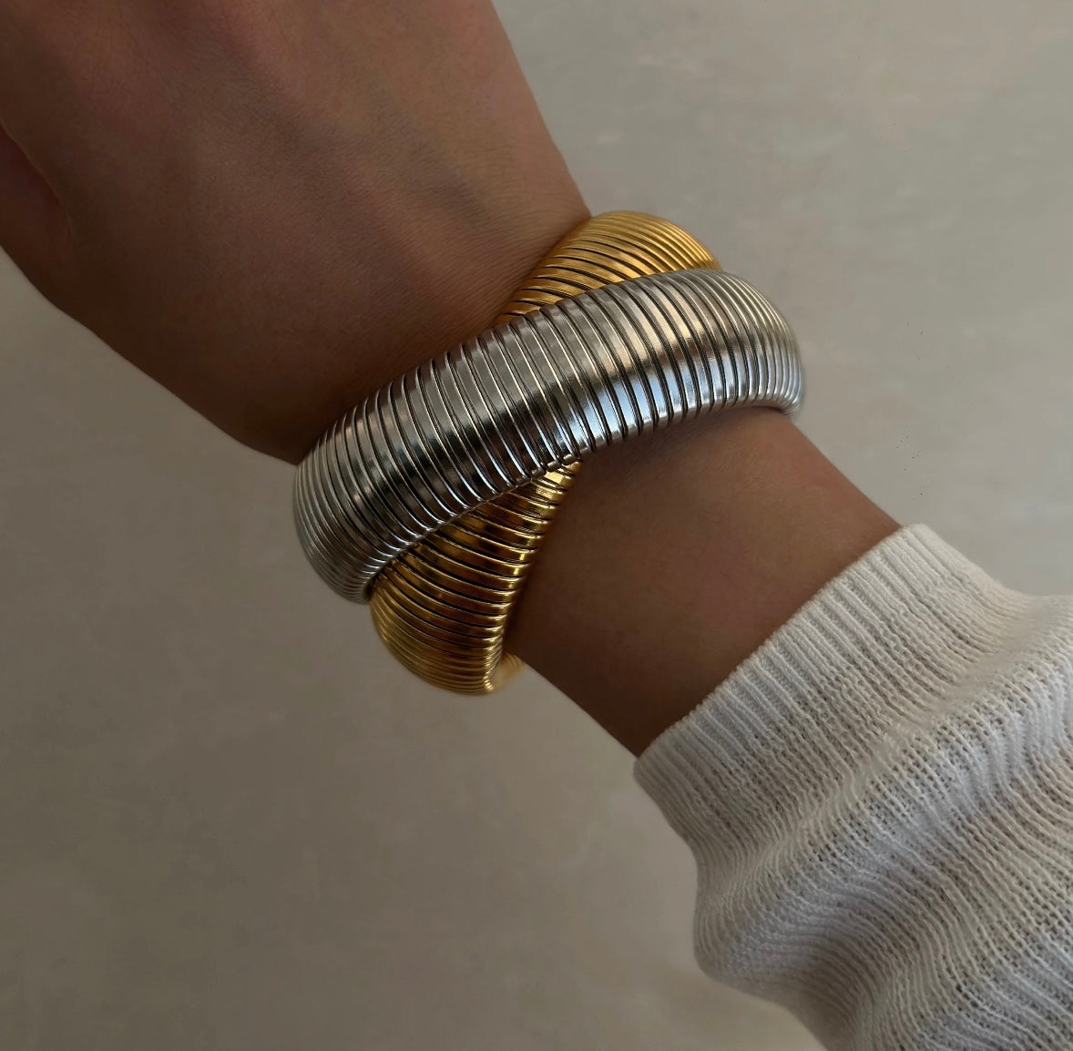 Triple Cobra Intertwined Bracelet