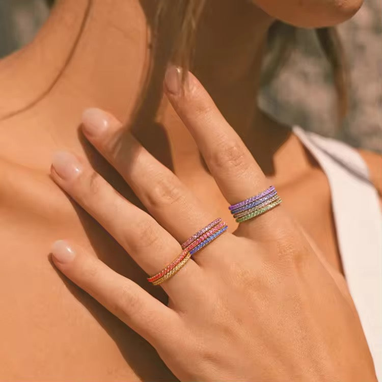 Infinity Stackable Bands/ Rings- Set of 3