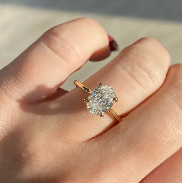 Solitaire SS Ring - Gold