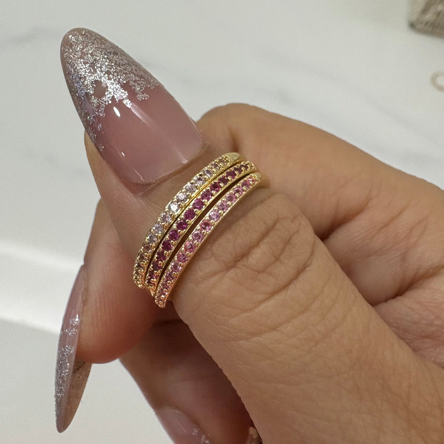 Infinity Stackable Bands/ Rings- Set of 3