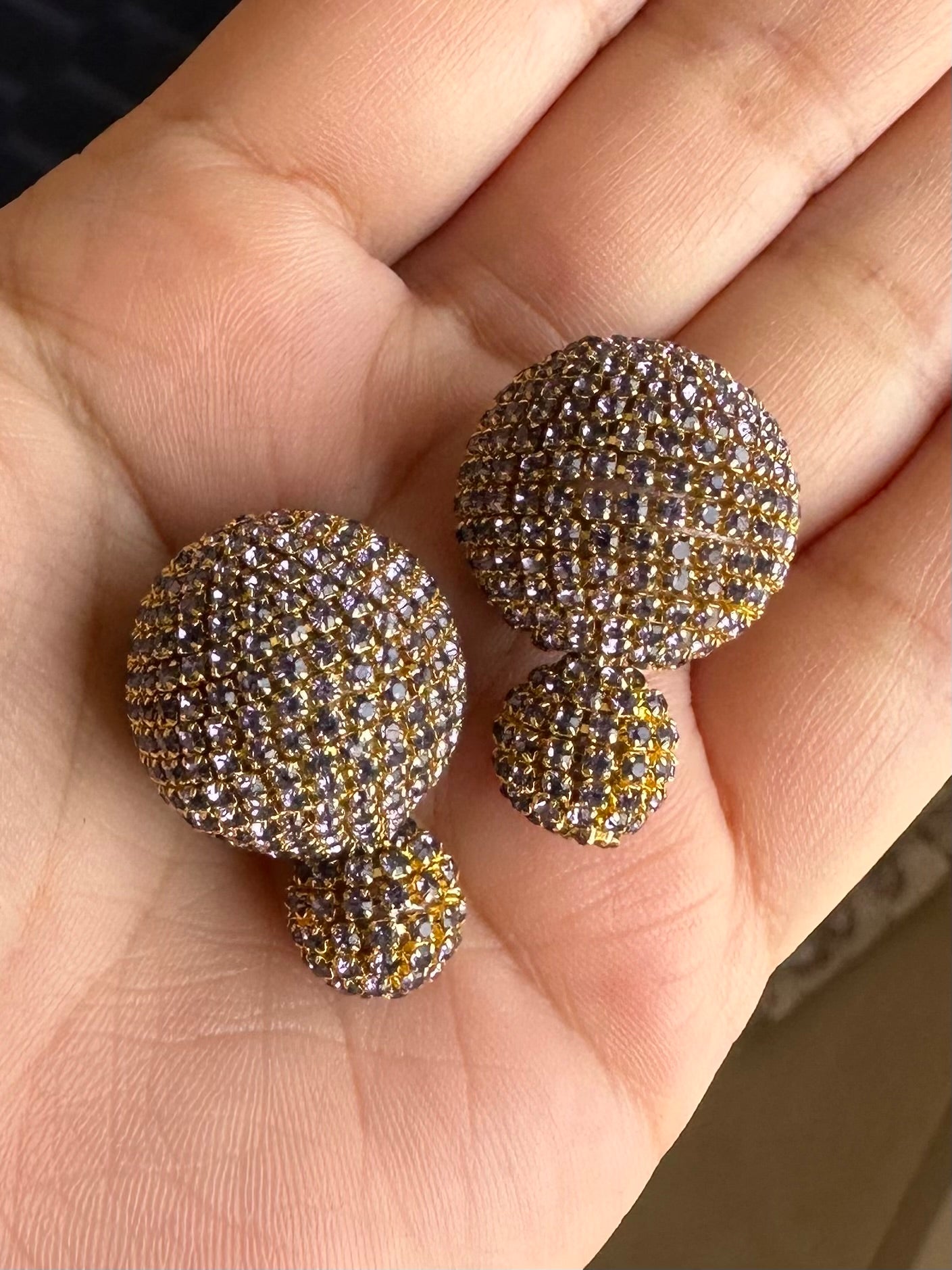Glitter Sandwich Studs