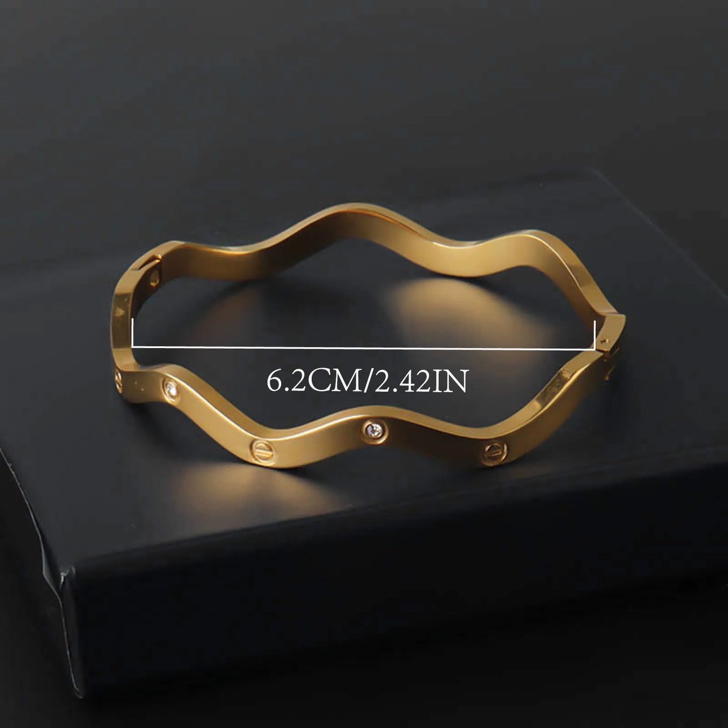 Diamond Band SS Bracelets-3 Types