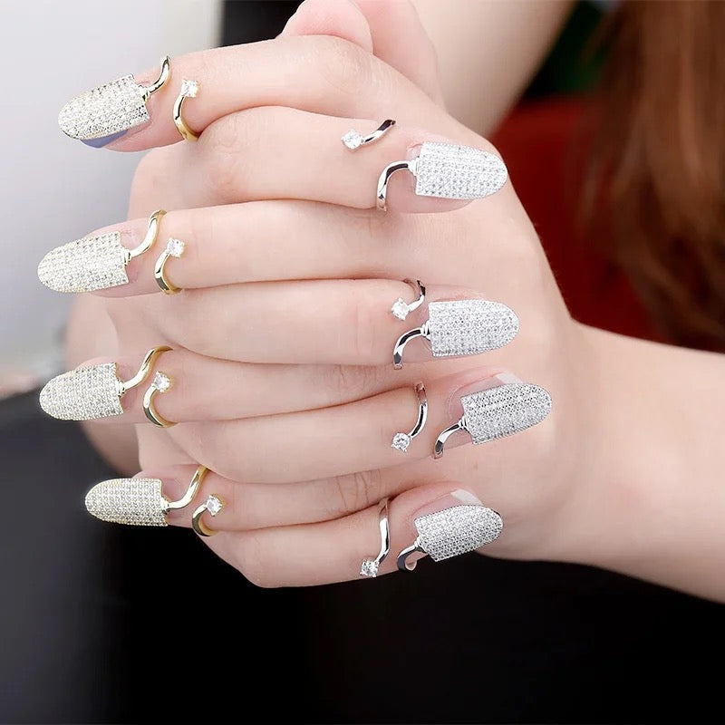 Trending Nail Rings (Single pc)-5 Designs