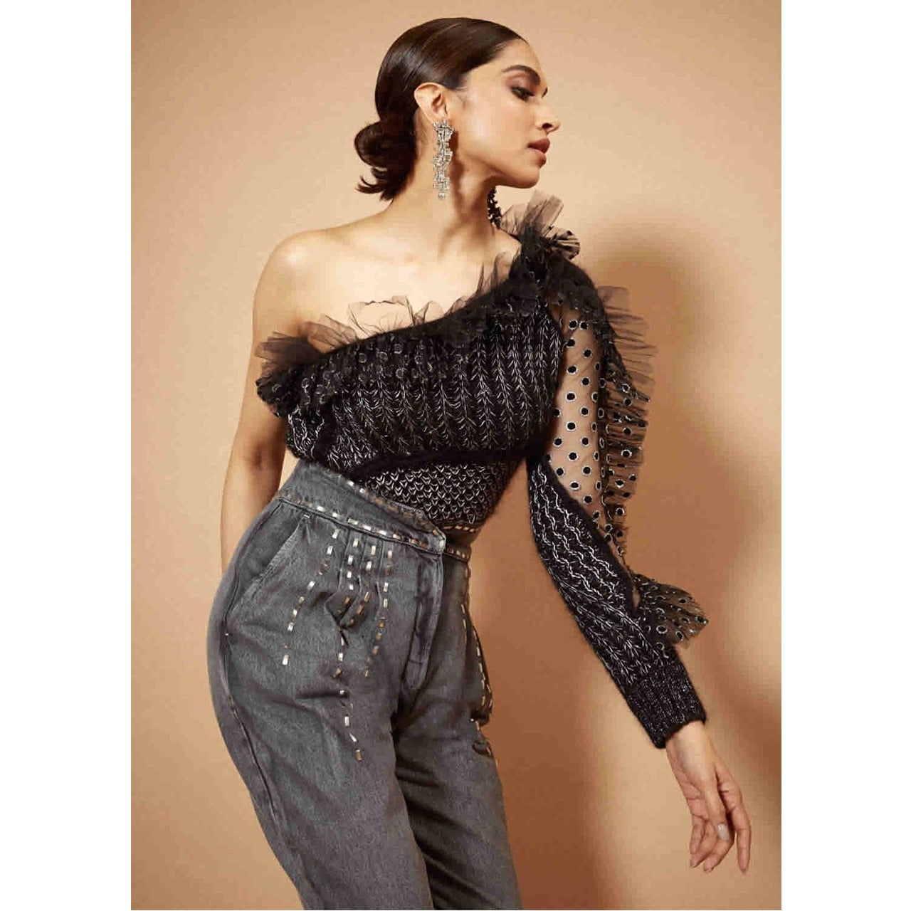 Deepika Earrings-Silver