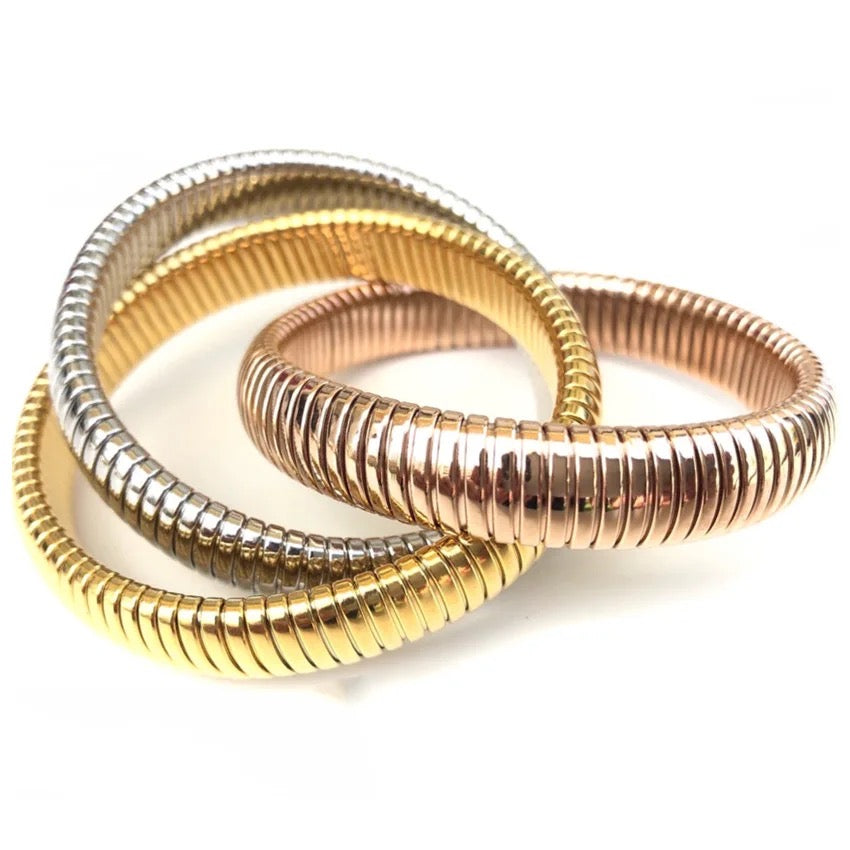 Triple Cobra Intertwined Bracelet