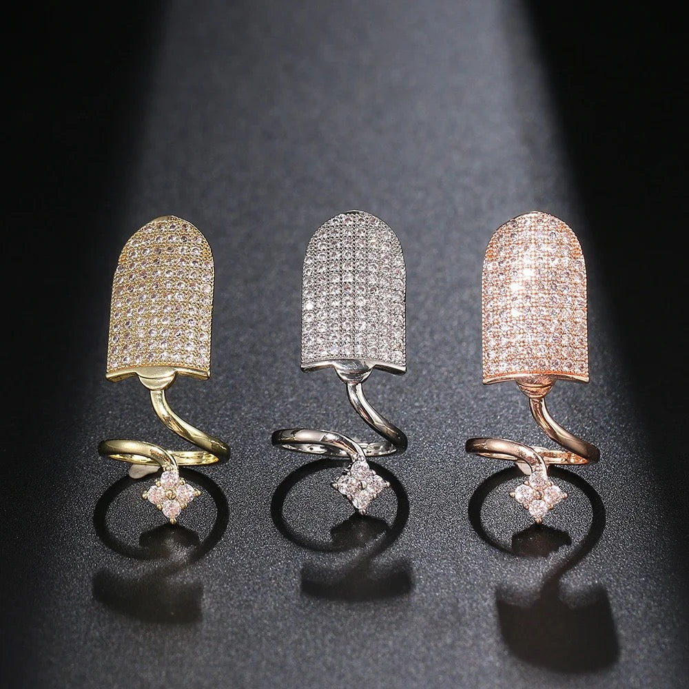 Trending Nail Rings (Single pc)-5 Designs