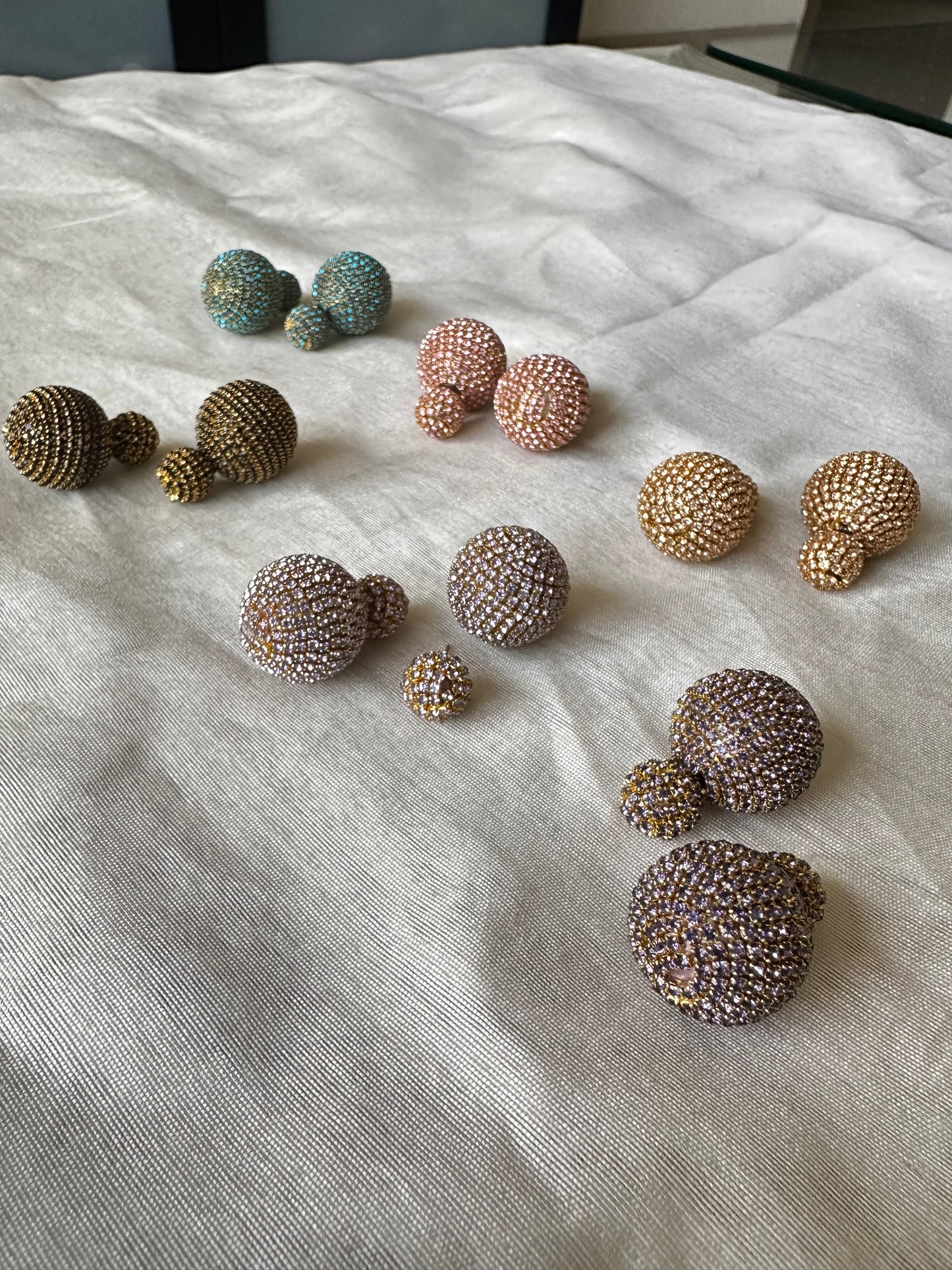 Glitter Sandwich Studs