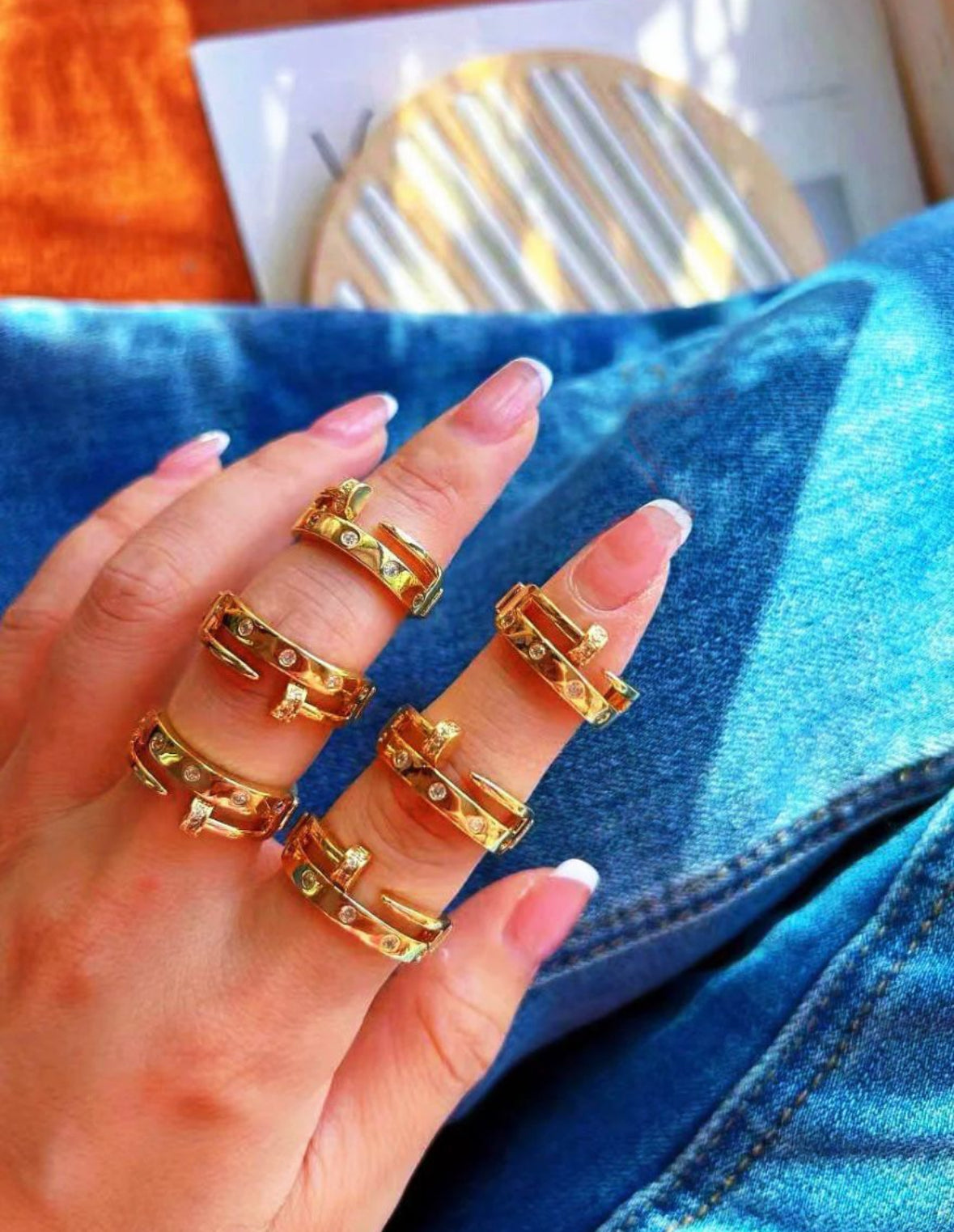 Nail SS Double Ring