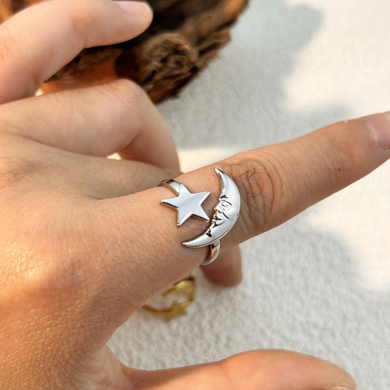 Moon Star SS Ring