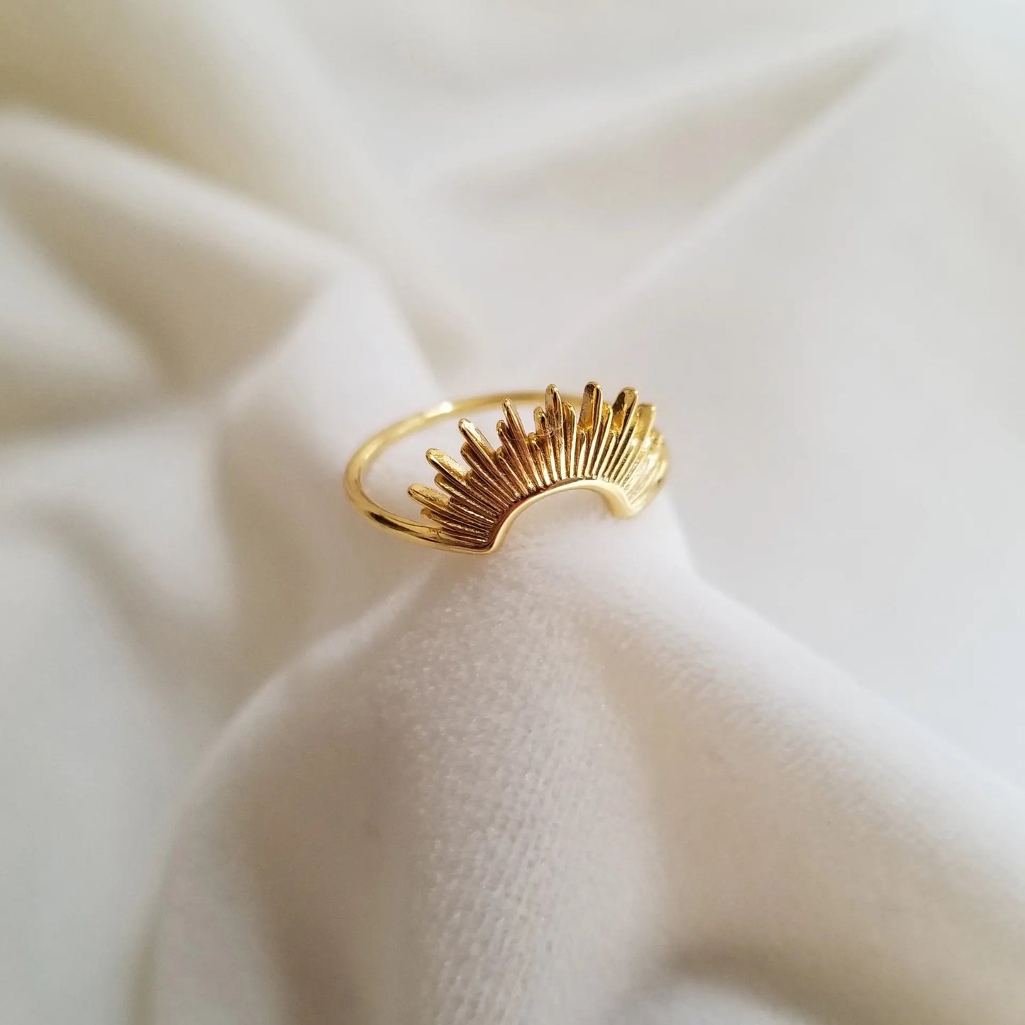 Small Sunrise Ring - Gold