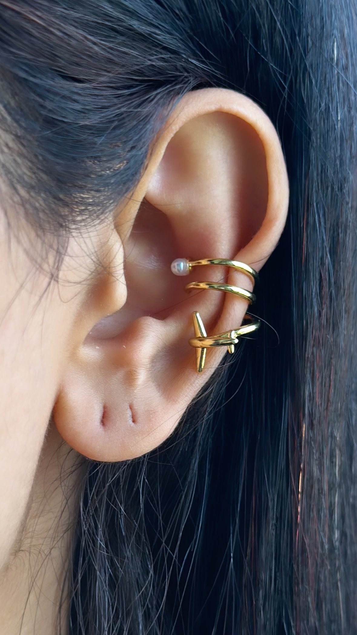 Tiny New Ear Cuff Earrings-Single Piece