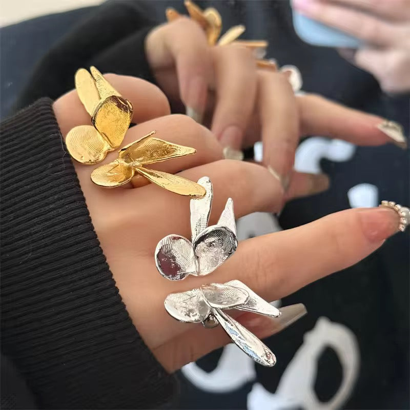 Gold Flutter Ring