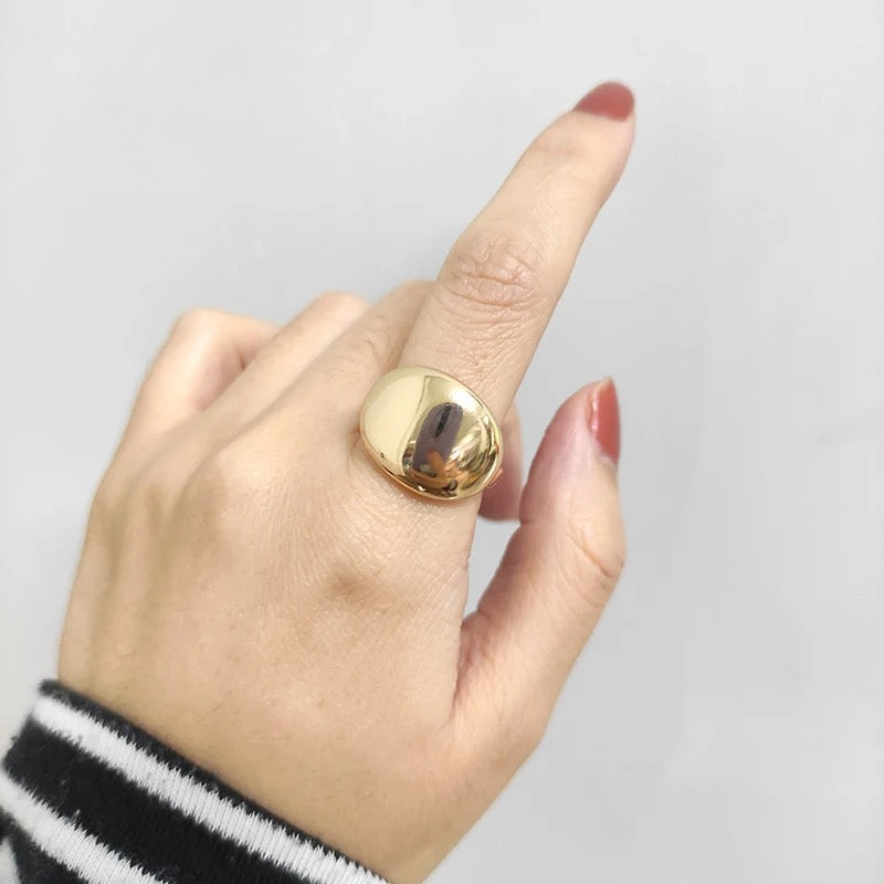 Oval Chunky SS Ring