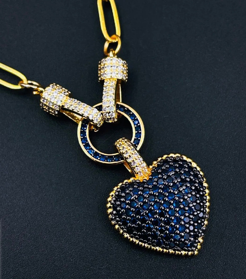 Heart Studded Executives Necklace
