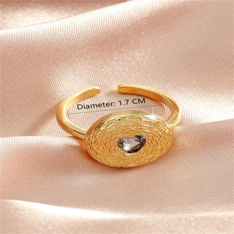 Hammer heart Rings-3 Colors