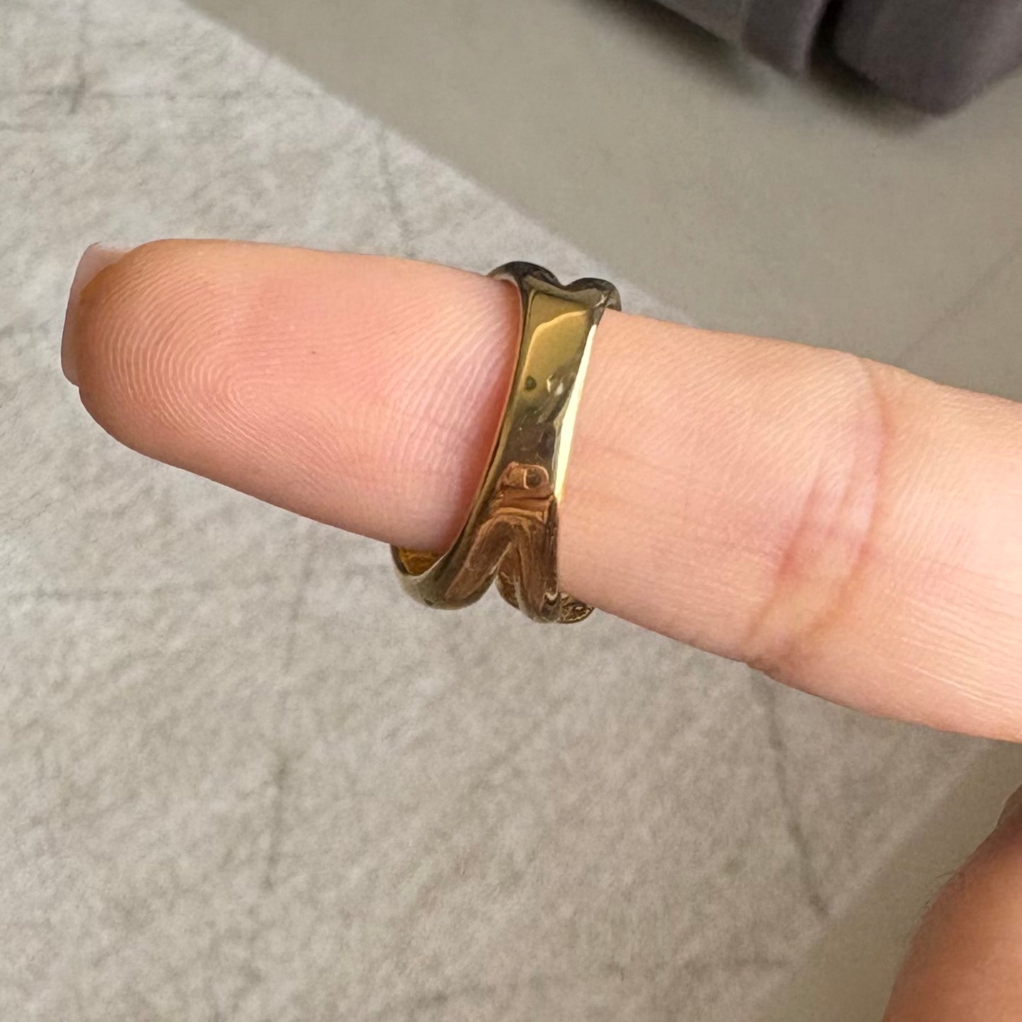Infinity Layered Stainless Steel Ring
