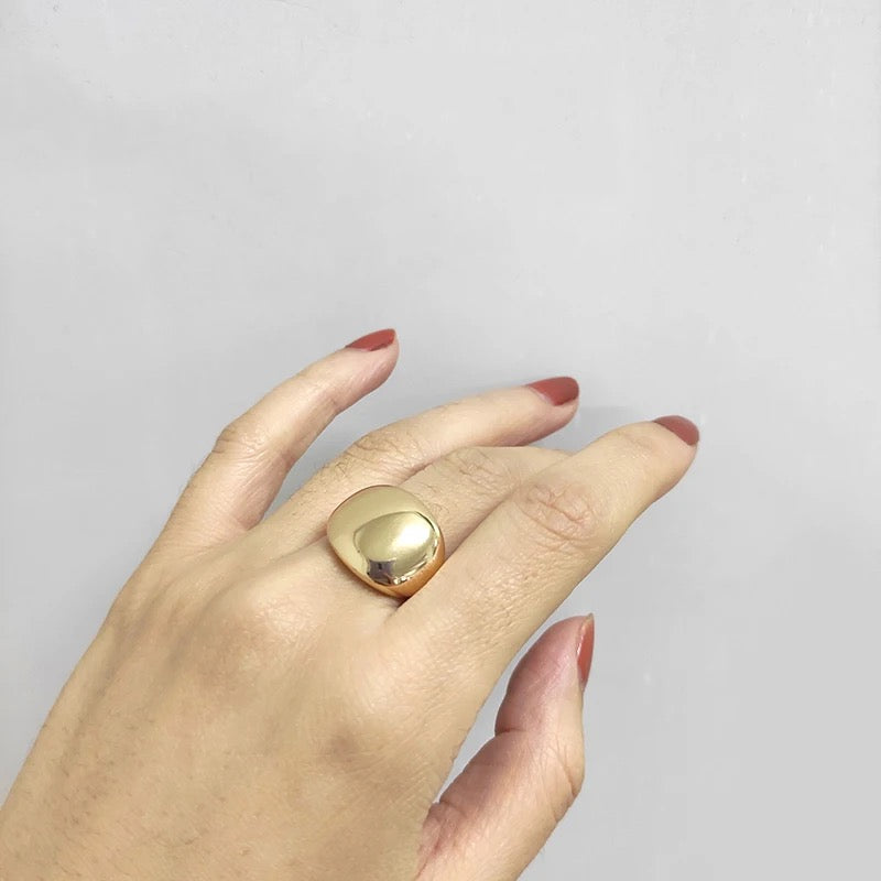 Oval Chunky SS Ring