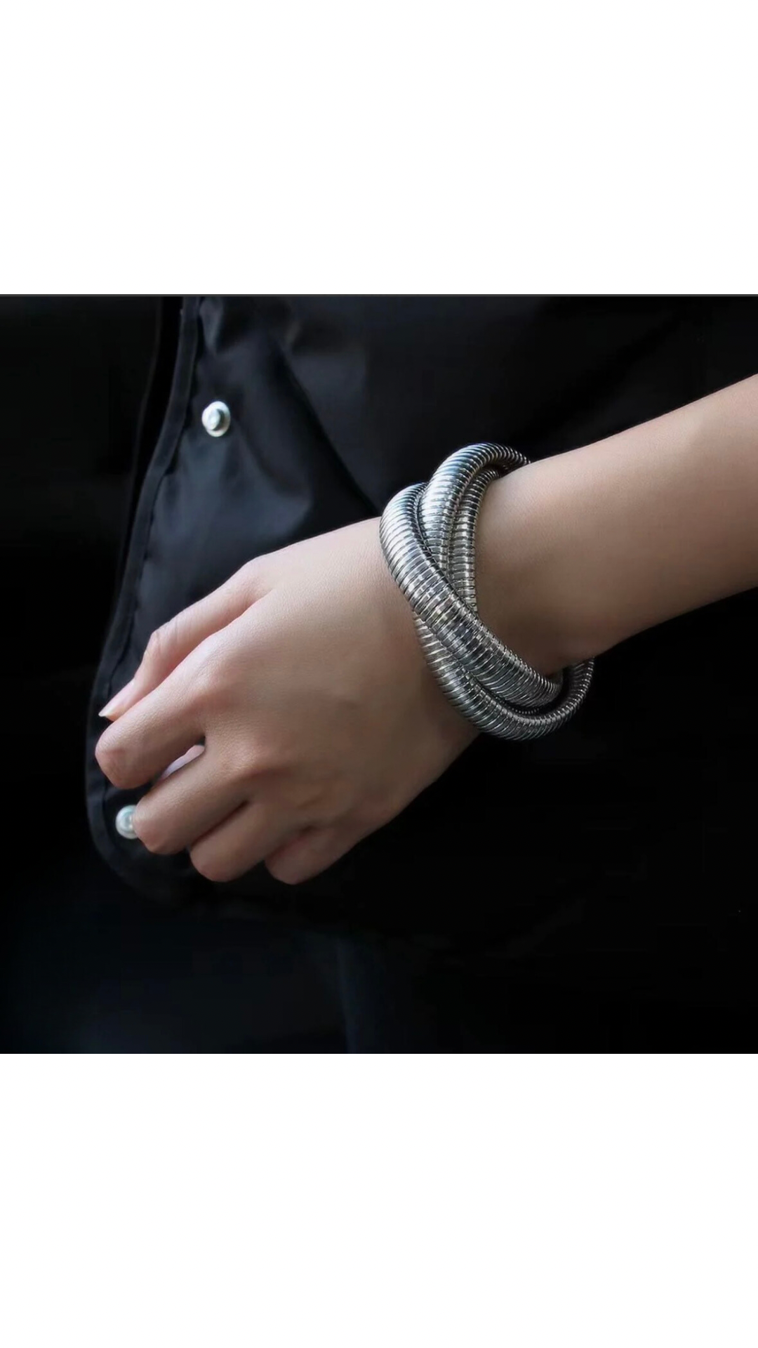 Double Cobra Intertwined Bracelet