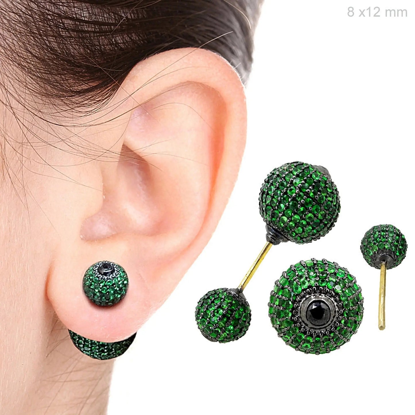 Glitter Sandwich Studs