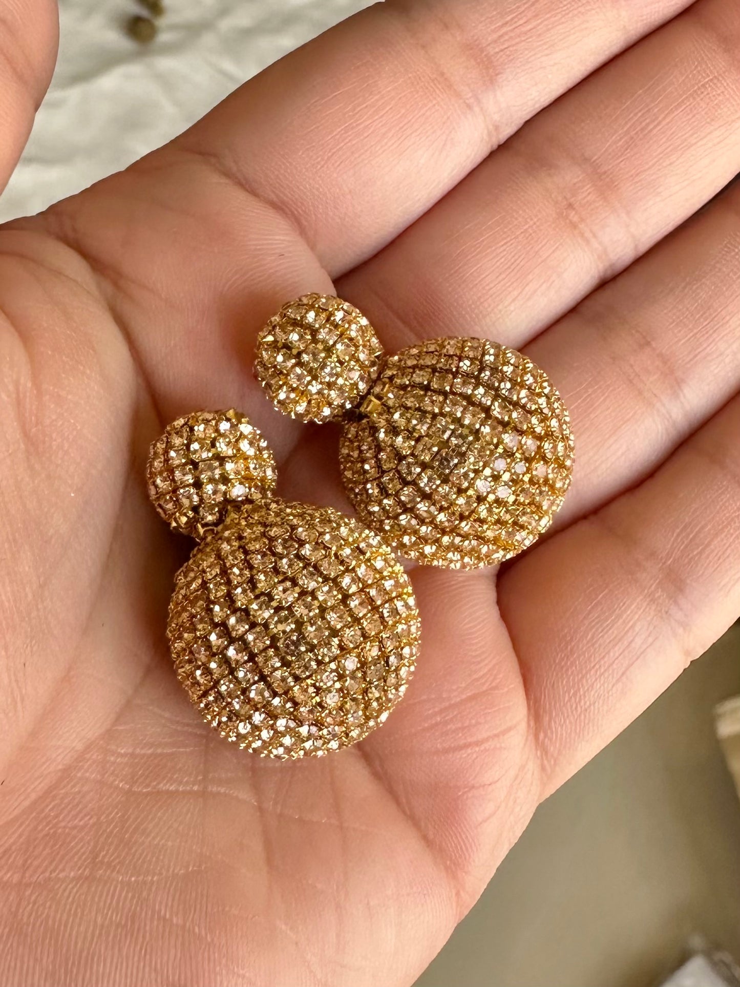 Glitter Sandwich Studs