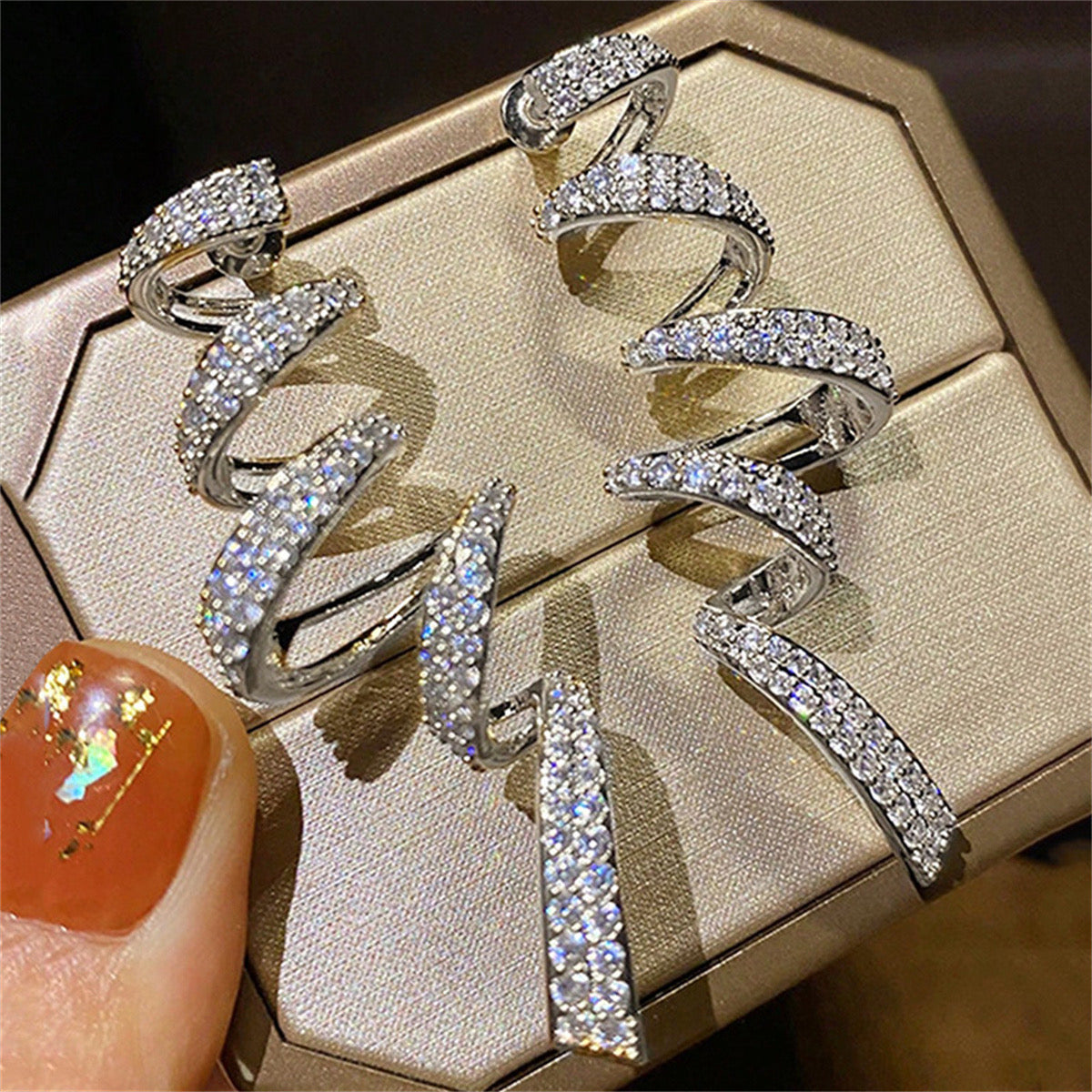 Viola Earrings-Gold &Silver