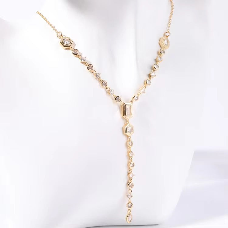 Royal Stone Necklaces Set & Single Options-Gold