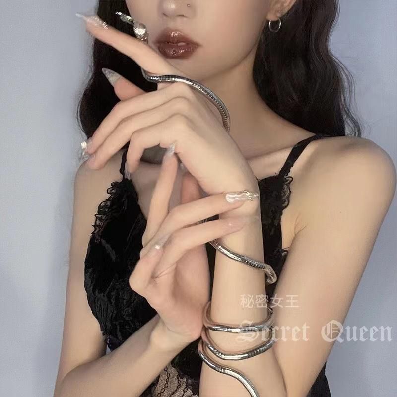 Serpantine Silver Necklace/ Bracelet