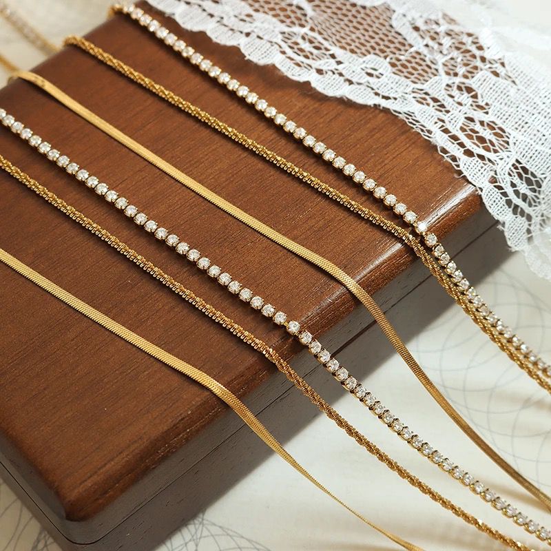 Triple Layer SS Necklace