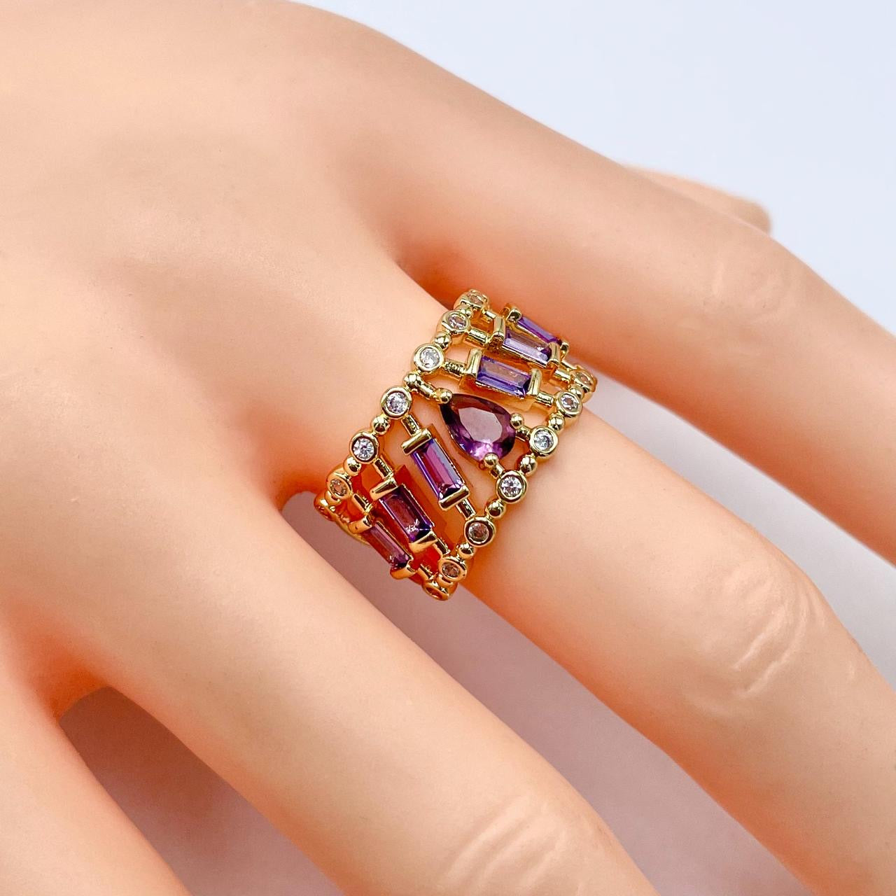 Royal Baguette Band Rings
