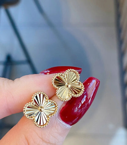 Clover Gold Studs