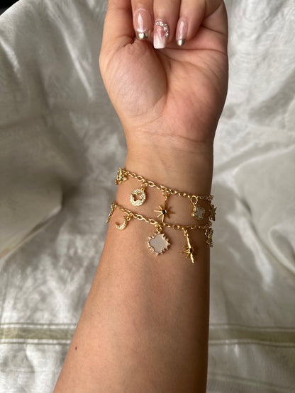 Diamond Charm Bracelet-Customised