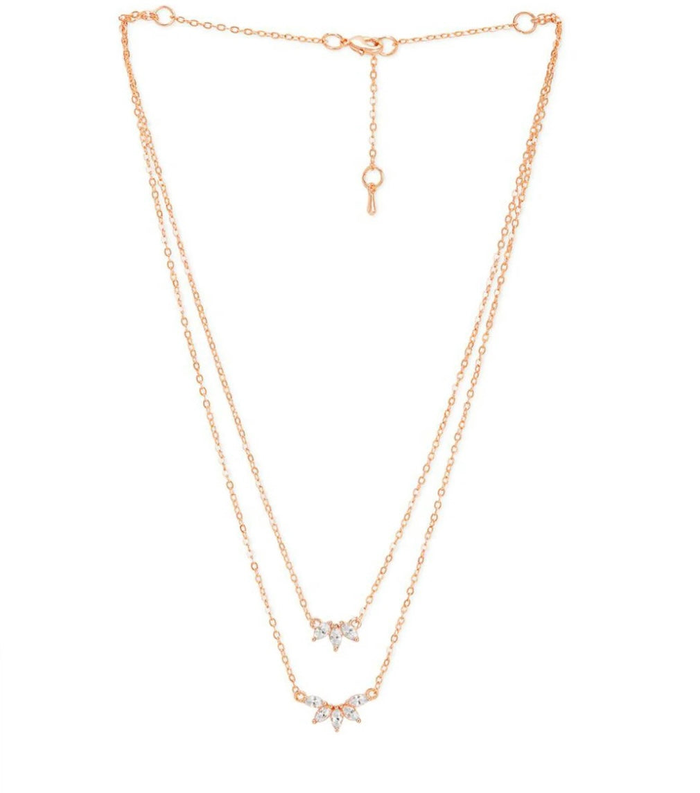 2 Layer Diamond Necklace