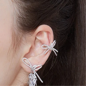 Bow Ear Cuffs Single Piece- 2 Styles