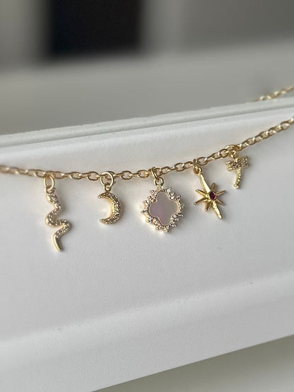 Diamond Charm Bracelet-Customised