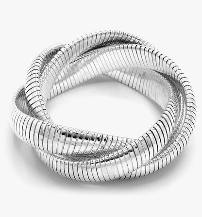 Triple Cobra Intertwined Bracelet