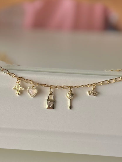 Diamond Charm Bracelet-Customised