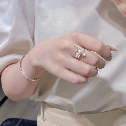 Studded Butterfly Rings