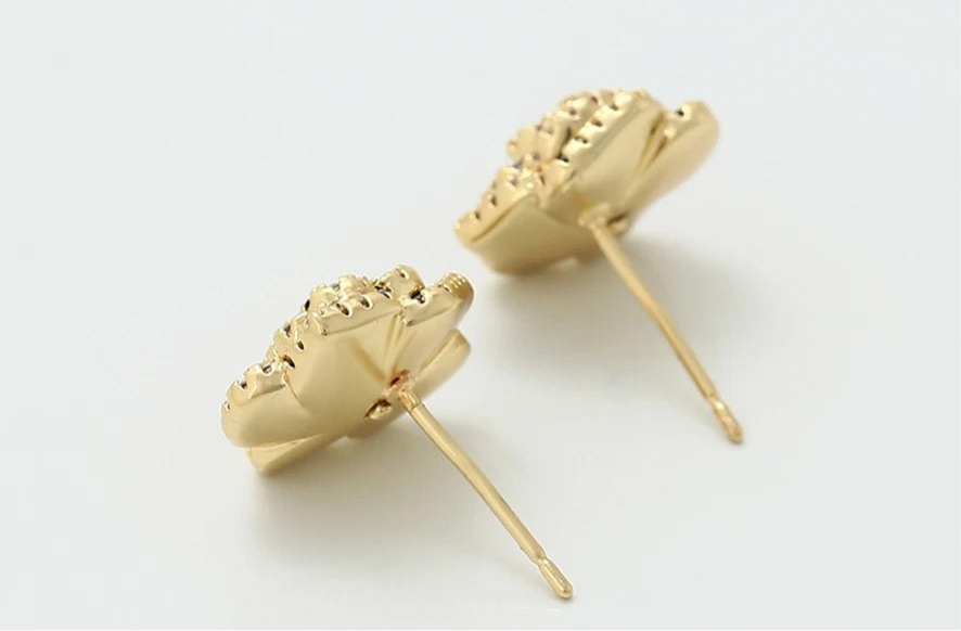 Rose F&B Dangler Earrings
