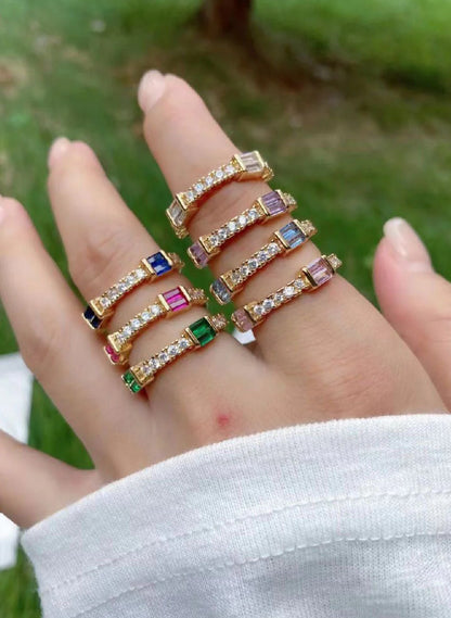 Stone Band Ring
