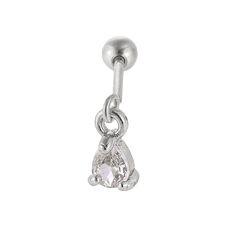 Helix Flat Back Earring-Gold & Silver Options (Single pc)