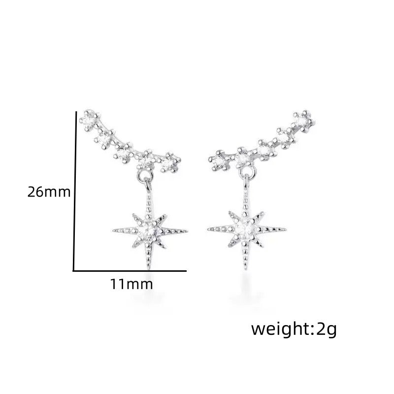Starlit Dangle Earrings-2 Colors