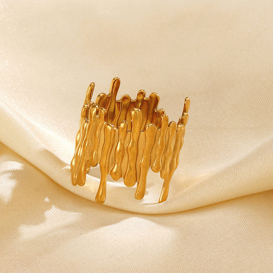 Petite SS Melting Ring-2 colors