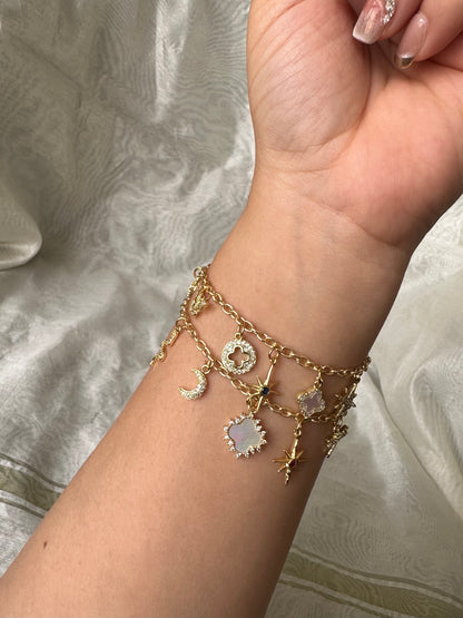 Diamond Charm Bracelet-Customised