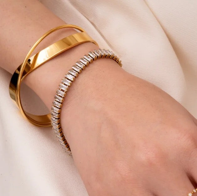 Cross SS Kada Bracelet