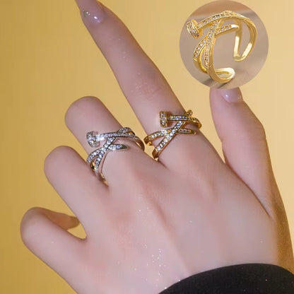 Silver Cross Nail Ring