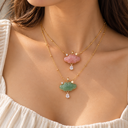 Blush Cloud Necklace-5 Colors