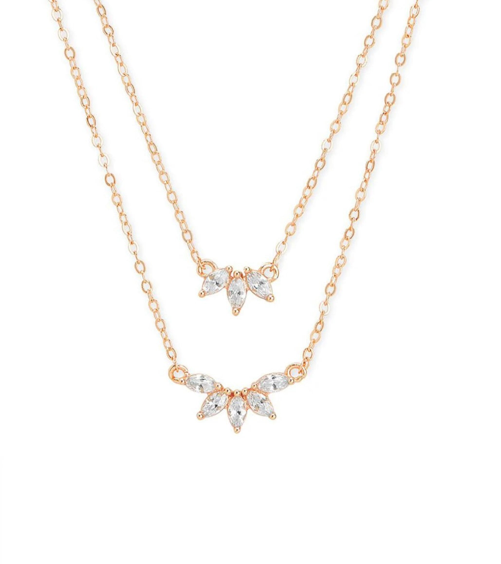 2 Layer Diamond Necklace