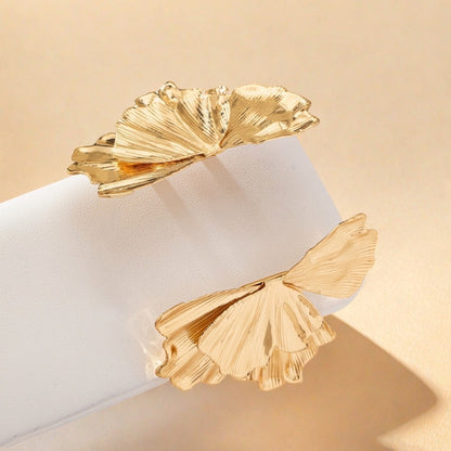 Flora Cuff Adjustable Bracelet-Gold