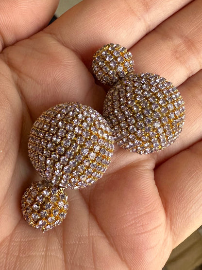 Glitter Sandwich Studs