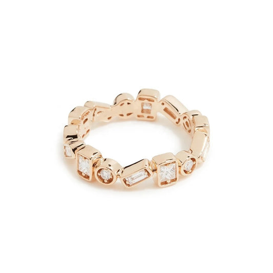 Uncut Eternity Sleek Ring